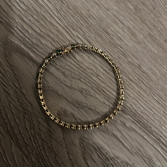 Vintage emerald bracelet - Picture 5 of 7